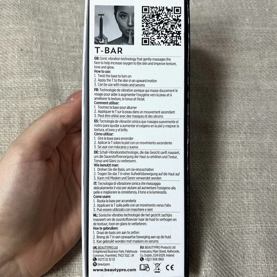 BeautyPro T-BAR Sonic Vibrating Anti-Ageing Device