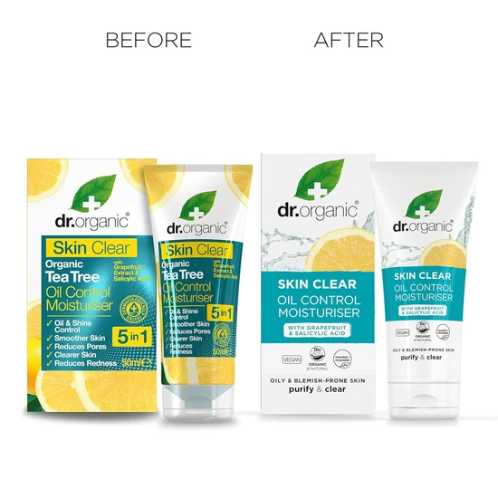 Dr. Organic Skin Clear Oil Control Moisturiser 50ml