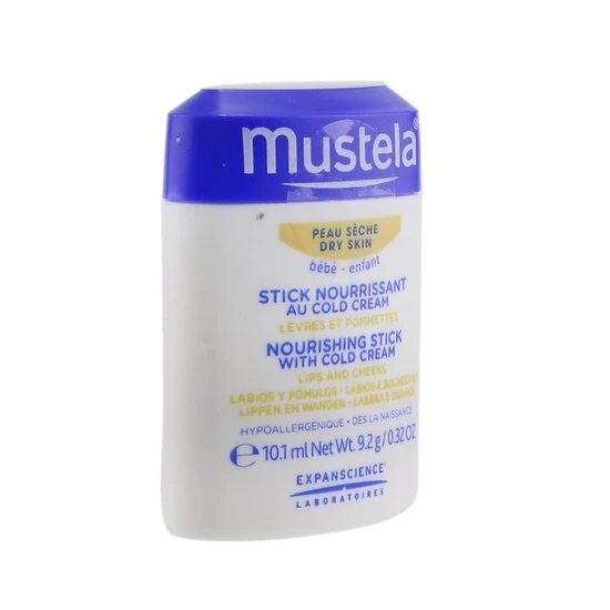 Mustela Nourishing Stick With Cold Cream Lips & Cheeks For Dry Skin 9.2g