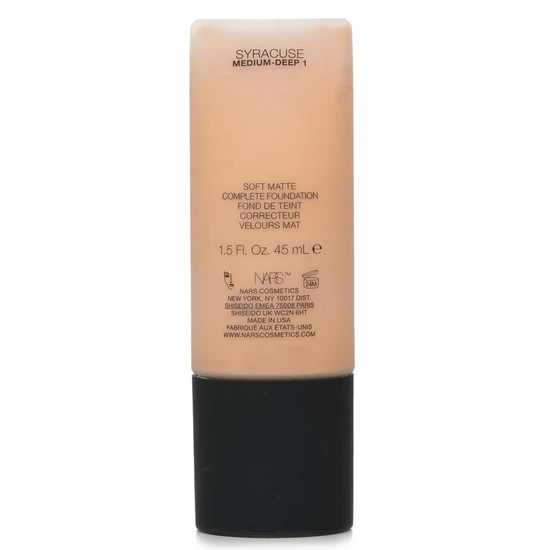 NARS Cosmetics Soft Matte Complete Foundation Syracuse medium Deep 1