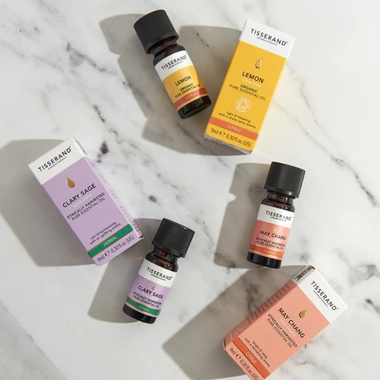 Tisserand Aromatherapy Pure Essential Oils Clary Sage Organic Essential Oil 9ml