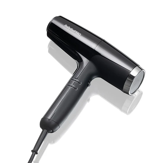 BaByliss Falco Advanced Professional High-Speed Digital Hair Dryer Black & Silver