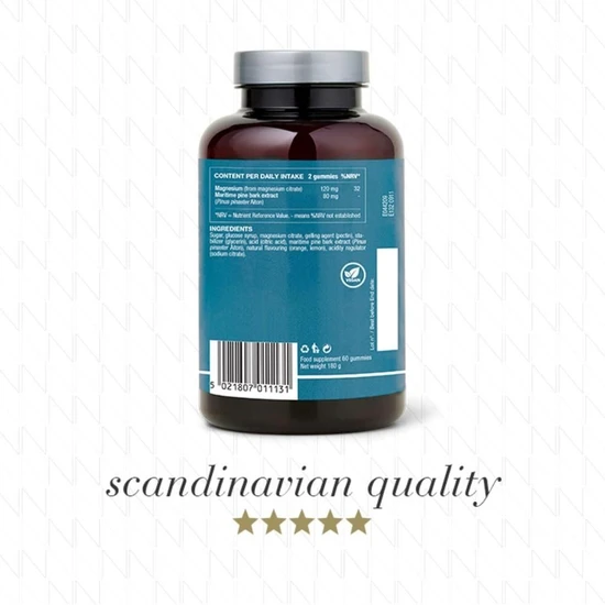 New Nordic Magic Magnesium Citrate Gummies 60 Gummies