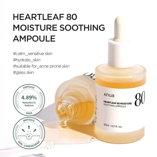 ANUA 80 Percent Moisture Soothing Ampoule 30ml