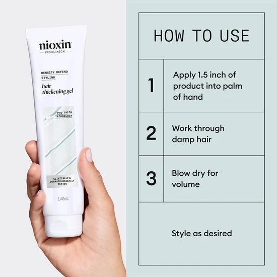 Nioxin Styling Thickening Gel 140ml