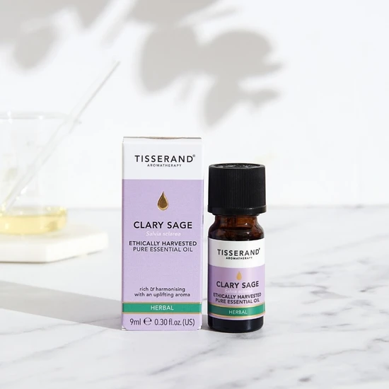 Tisserand Aromatherapy Pure Essential Oils Clary Sage Organic Essential Oil 9ml
