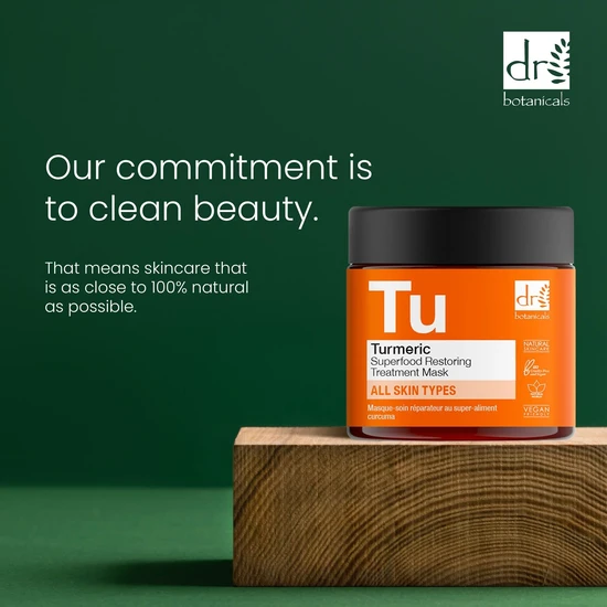 Dr Botanicals Turmeric Superfood Restoring Treatment Mask 2 x 60ml