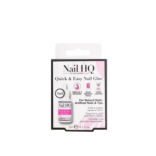 Nail HQ Quick & Easy Nail Glue 3ml