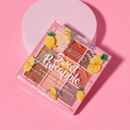 Sunkissed Sweet Pineapple Eyeshadow Palette Eyeshadow Vegan 9 x 0.9g