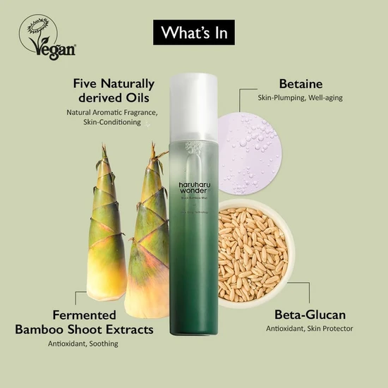 Haruharu Wonder Skin Care Black Bamboo Mist 150ml