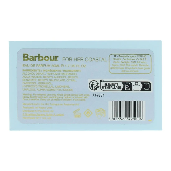 Barbour Coastal For Her Eau De Parfum 50ml