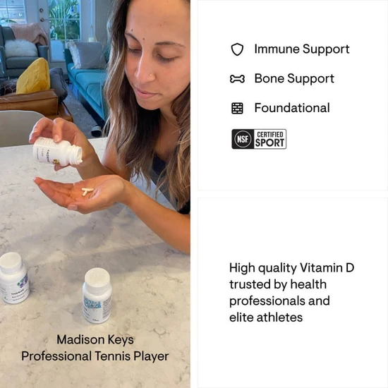 Thorne Vitamin D-5000 Capsules 60 Capsules