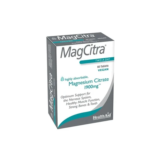 Health Aid MagCitra Tablets 60 Tablets