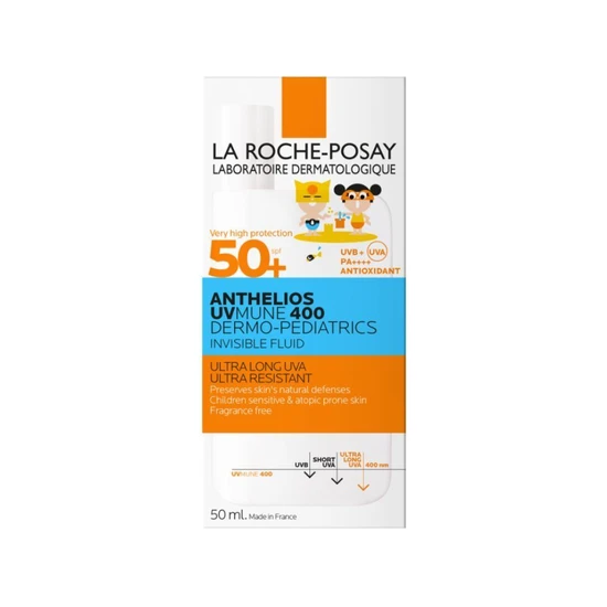La Roche-Posay Anthelios UVMUNE 400 Dermo-Pediatrics Ultra Light Invisible Fluid SPF 50+ 50ml