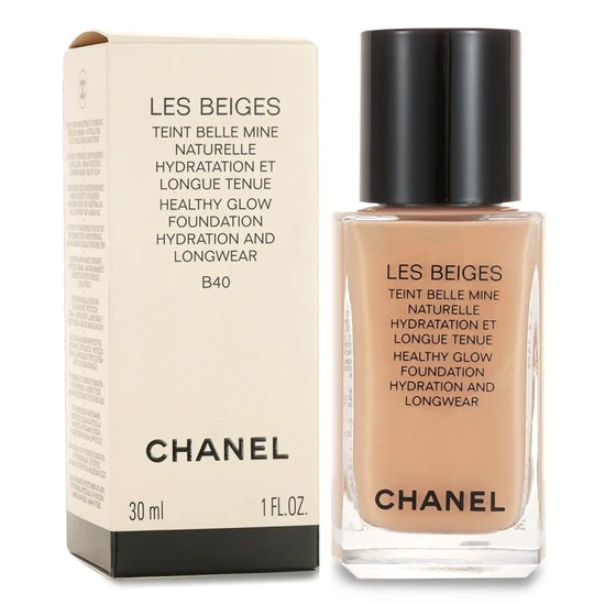 CHANEL Les Beiges Healthy Glow Foundation Hydration & Longwear B40