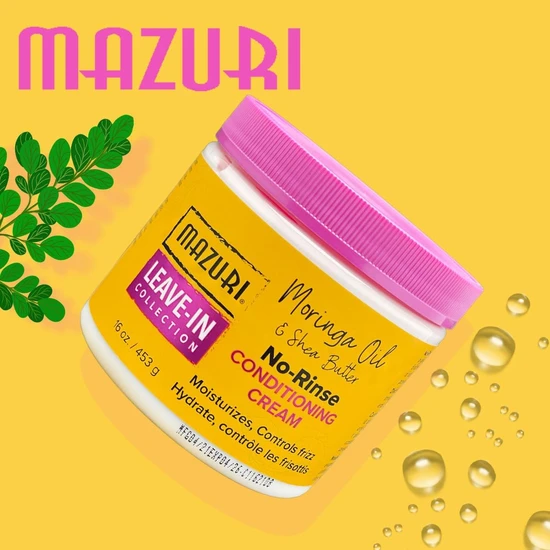 Mazuri Leave-In Collection No-Rinse Conditioning Cream 453g