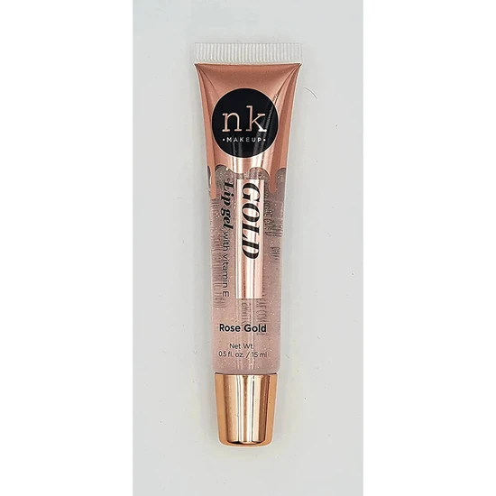 NICKA K NEWYORK NK Gold Lip Gel Vitamin E Rose Gold 15ml