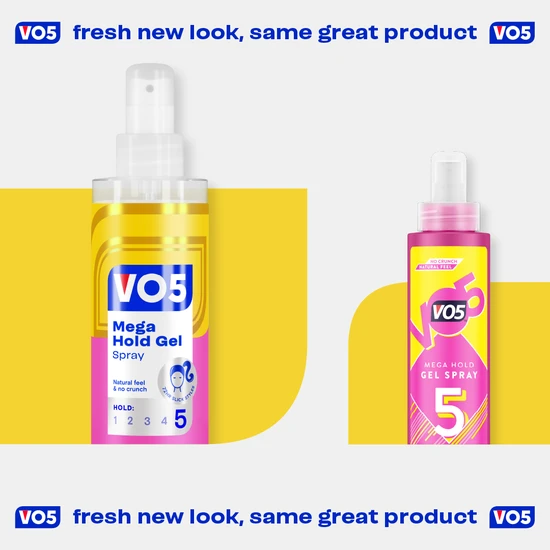 VO5 Mega Hold Control Gel Spray 200ml