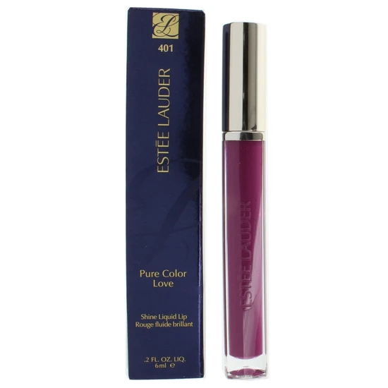 Estée Lauder Pure Colour Love Shine Purple Liquid Lipstick 401 Grape Addiction