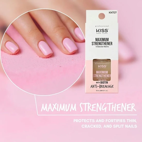 Kiss Maximum Strengthener With Biotin Anti Breakage 13ml