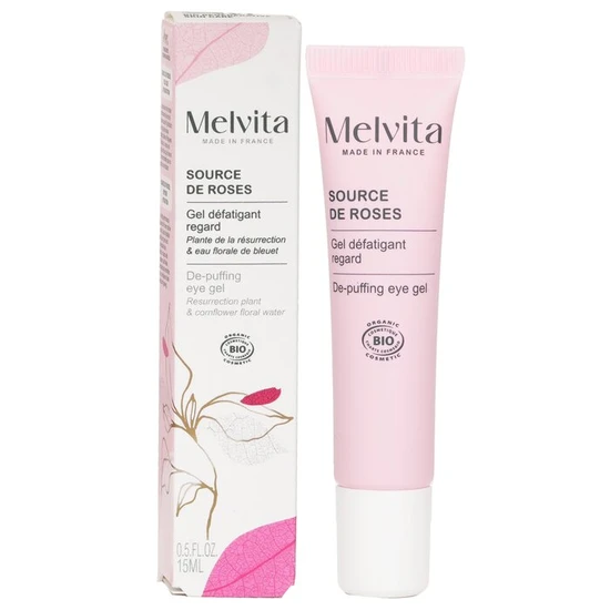 Melvita Source De Roses De-puffing Eye Gel 15ml