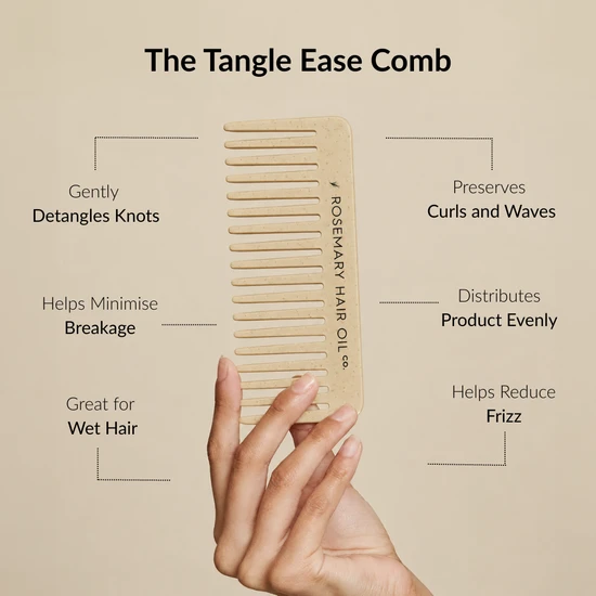 Rosemary Hair Oil Co Scalp Soothe Essential Flat Comb