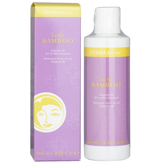 DERMAdoctor Lucky Bamboo Jukyeom 9x Oil To Milk Cleanser 200ml