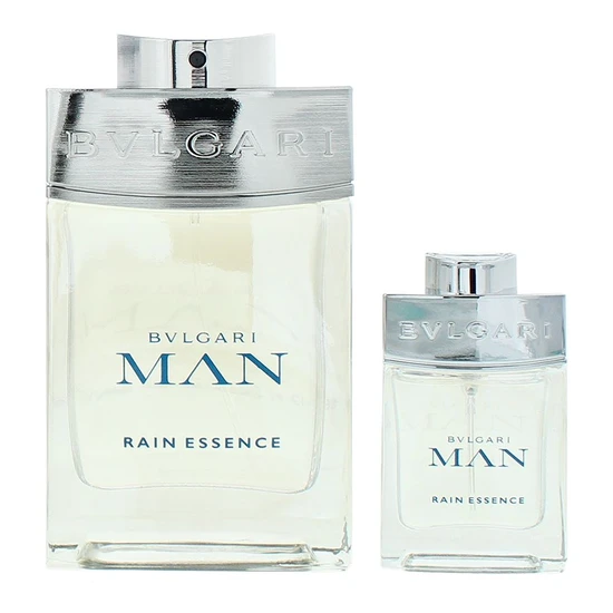 Bvlgari Man Rain Essence Gift Set 100ml Eau De Parfum + 15ml Eau De Parfum