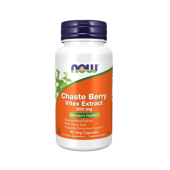 NOW Foods Chaste Berry Vitex Extract 300mg 90 Capsules
