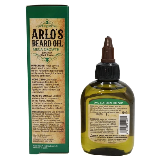 Arlos Beard Oil Mega Growth Jamaican Black Castor 75ml