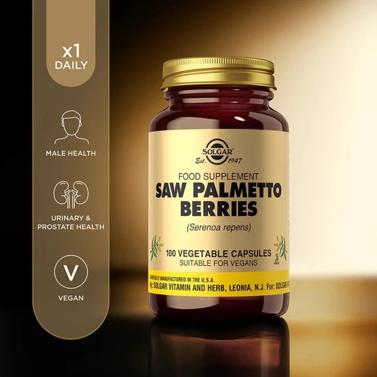 Solgar Saw Palmetto Berries Vegicaps 100 Vegicaps