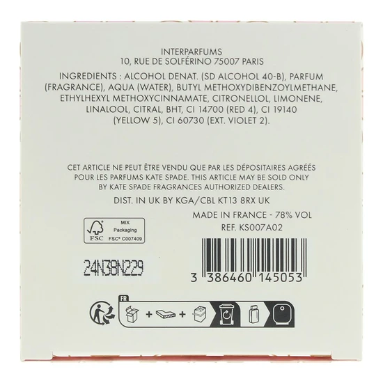 Kate Spade Bloom Eau De Toilette 60ml