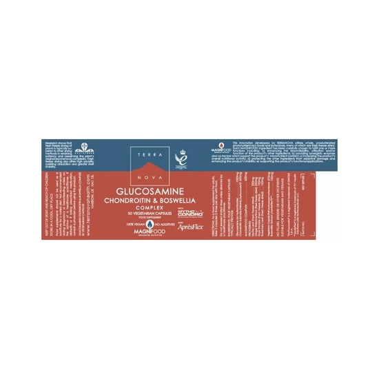 Terranova Glucosamine Chondroitin & Boswellia Complex Vegicaps 50 Vegicaps