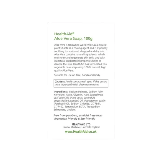 Health Aid Aloe Vera Soap 100g