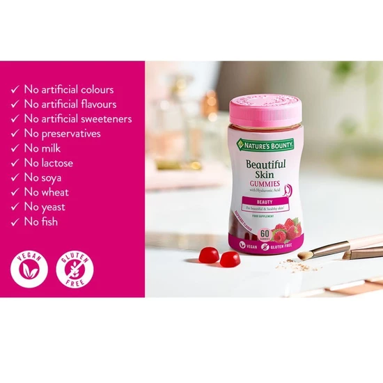 Nature's Bounty Beautiful Skin Gummies 60 Gummies