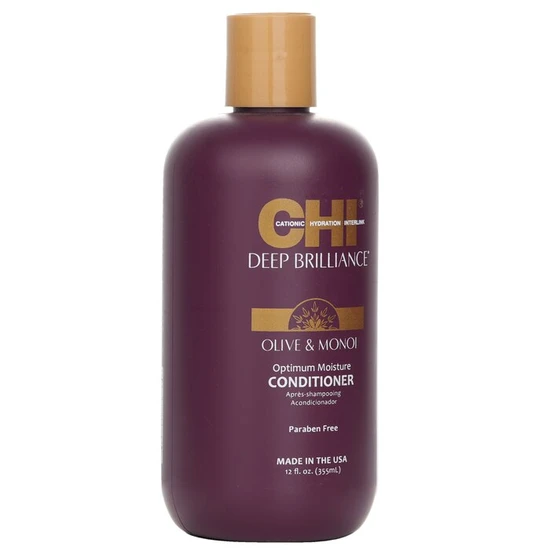 CHI Deep Brilliance Olive & Monoi Optimum Moisture Conditioner 355ml