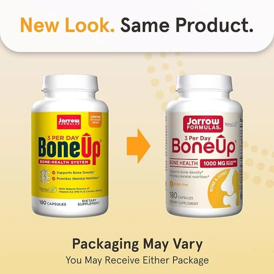 Jarrow Formulas BoneUp Three Per Day Caps 180 Capsules
