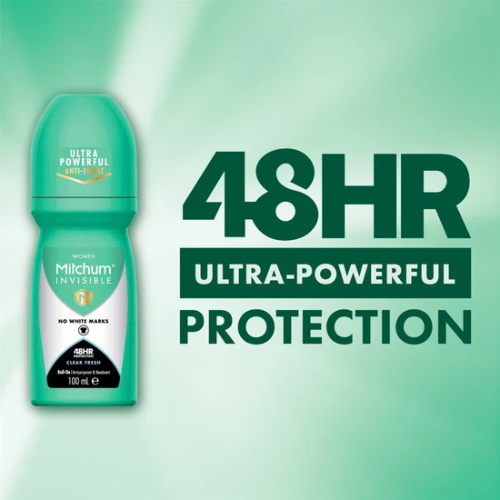 Mitchum Women Invisible Clear Fresh Roll On 100ml