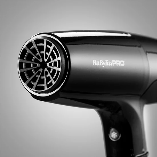 BaByliss Falco Advanced Professional High-Speed Digital Hair Dryer Black & Silver
