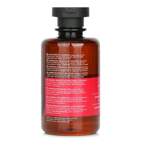 APIVITA Colour Seal Colour Protect Shampoo With Quinoa Proteins & Honey For Coloured Hair 250ml
