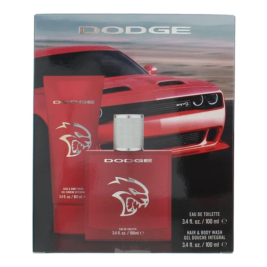Dodge Hellcat Eau De Toilette 100ml Gift Set 100ml & 100ml Body Lotion