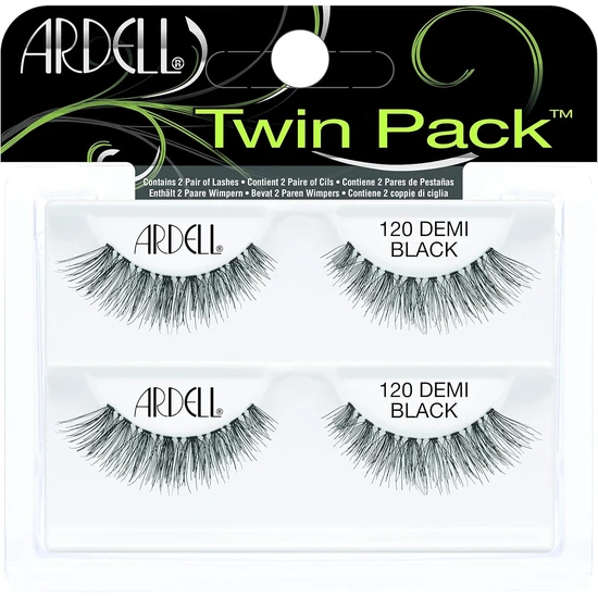 Ardell 120 Demi Lashes Black Twin Pack