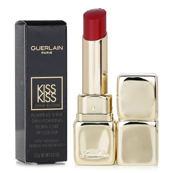 GUERLAIN KissKiss Shine Bloom Lipstick Daisy Red