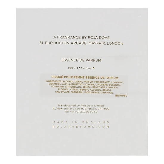 Roja Parfums Risque Pour Femme Essence De Parfum 100ml