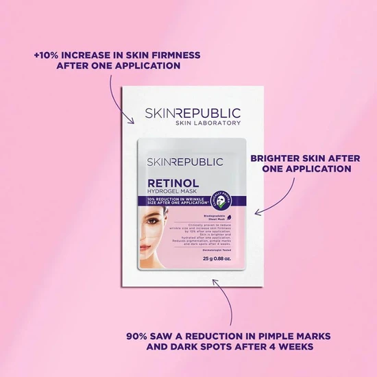 Skin Republic Retinol Hydrogel Face Sheet Mask 25g