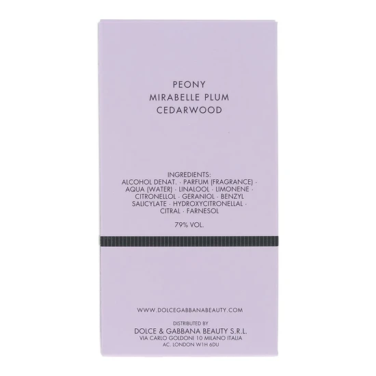 Dolce & Gabbana Peony Eau De Parfum 50ml