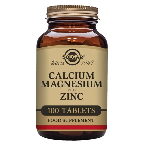 Solgar Calcium Magnesium Plus Zinc Tablets x100