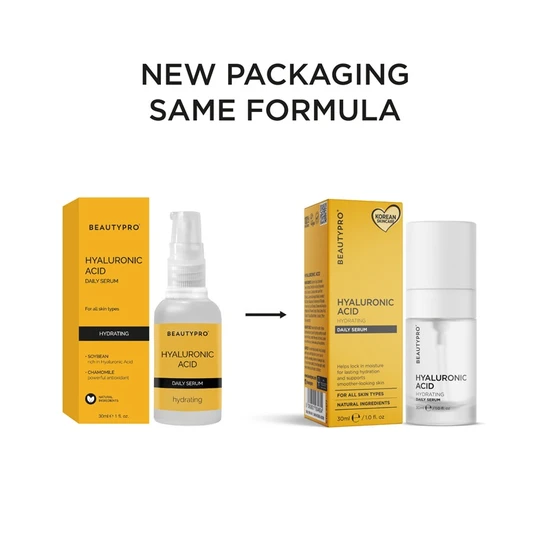 BeautyPro Hydrating Daily Serum With Hylauronic Acid 30ml
