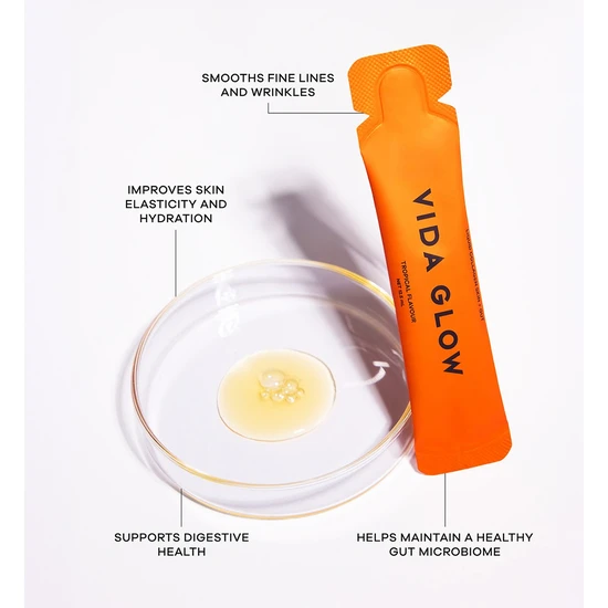 Vida Glow Liqud Collagen + Gut 15 x 12.4ml