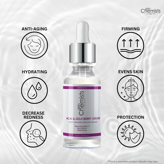 skinChemists Acai & Goji Berry Serum 30ml